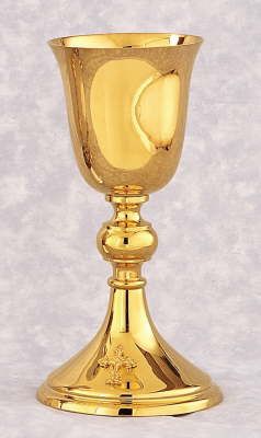 Gold Chalice With Sterling Cup